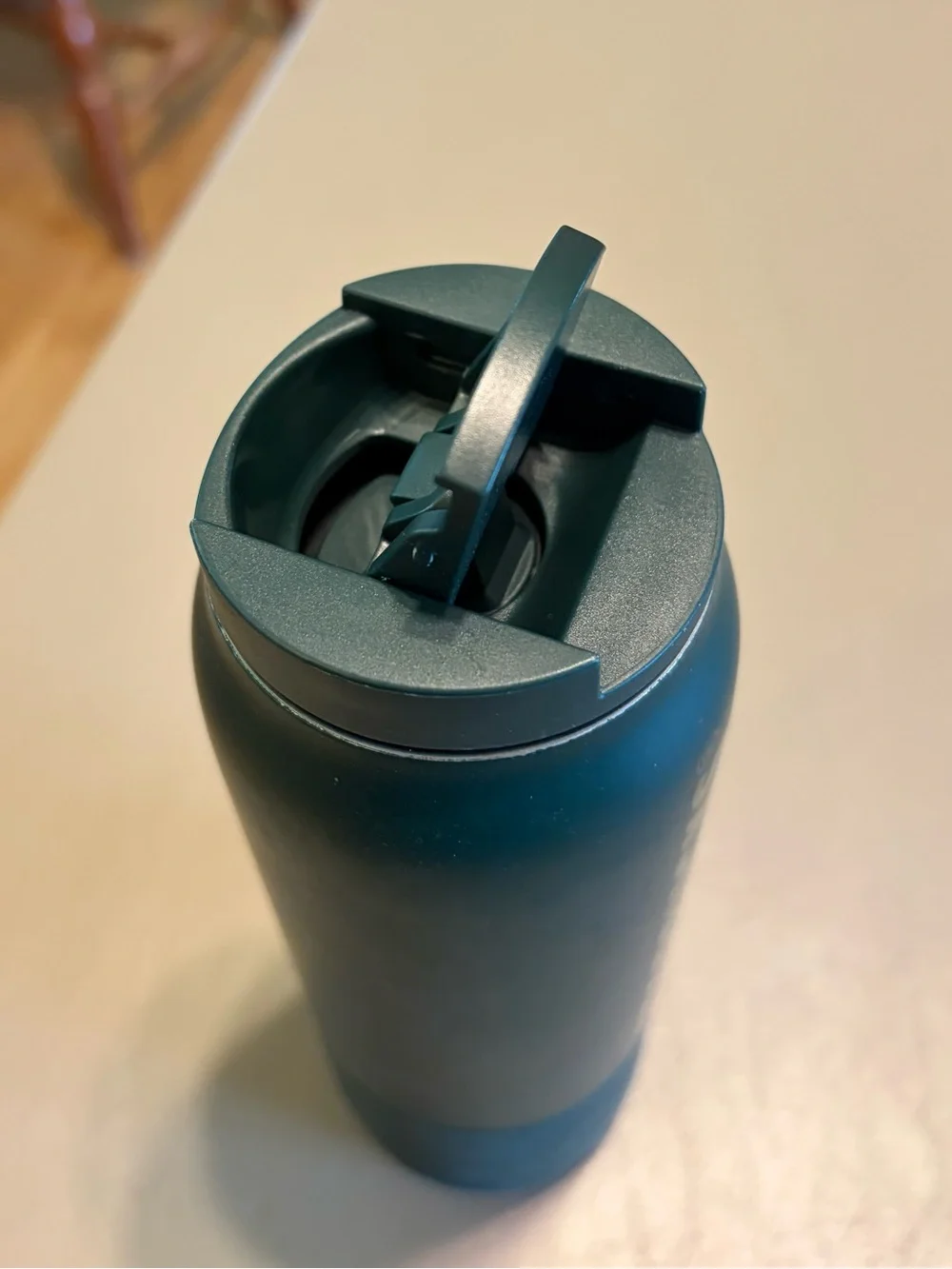 Starbucks Matte Forest Green Travel Bottle with Flip Lid